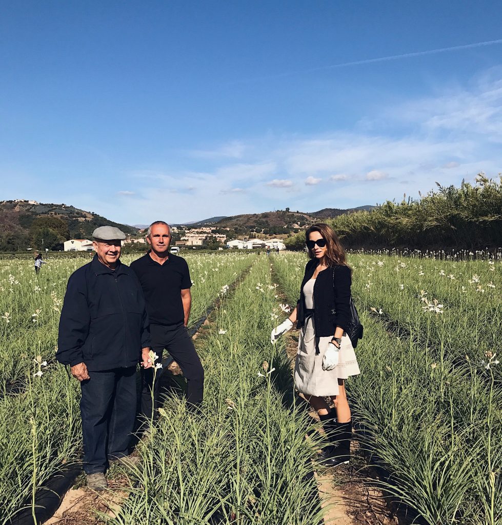 Alexandra Lapp exploring Grasse in France with Chanel for the new fragrance Gabrielle Chanel. GRASSE, FRANCE; September 2017