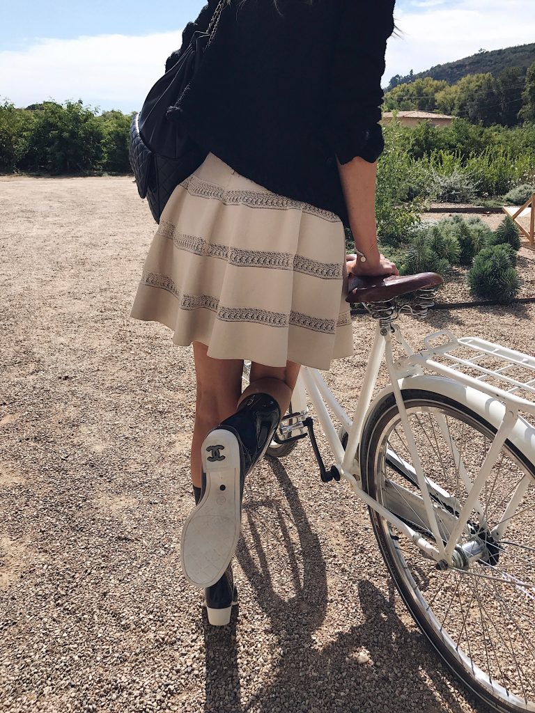 Alexandra Lapp exploring Grasse in France with Chanel for the new fragrance Gabrielle Chanel. GRASSE, FRANCE; September 2017