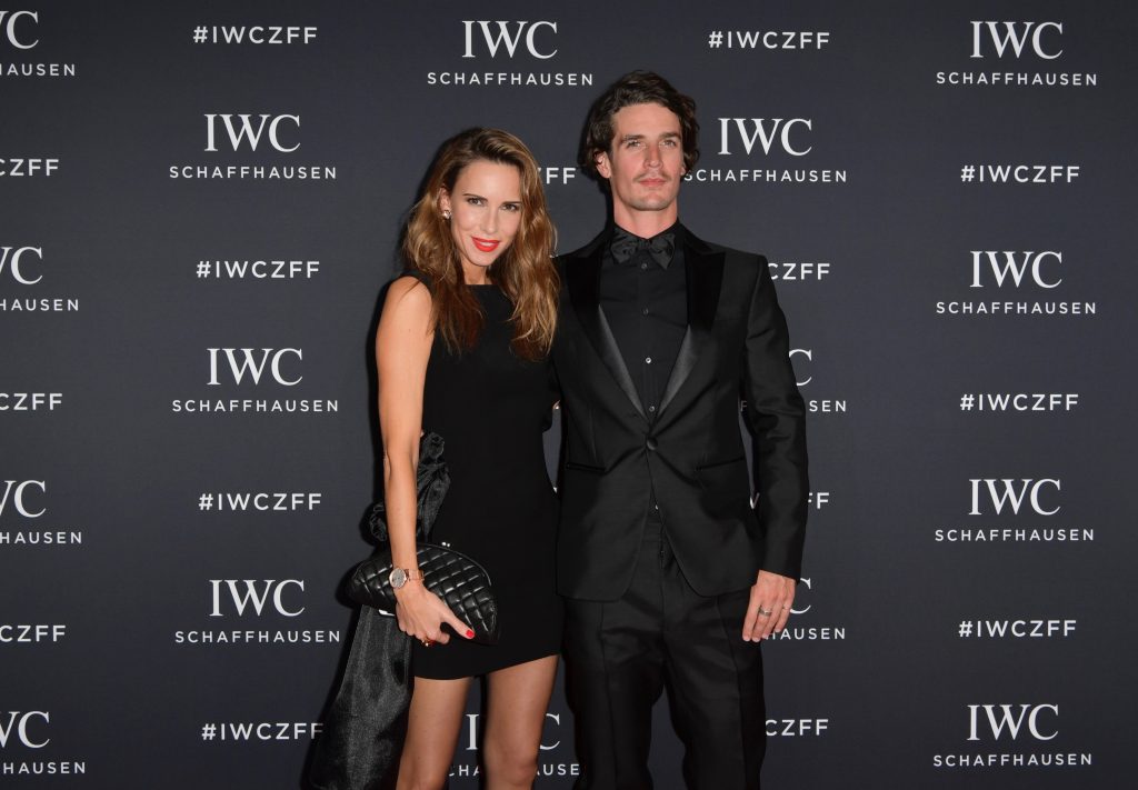 Patrick Seabase and Alexandra Lapp attending the Zurich Film Festival, ZFF with IWC wearing the IWC Portofino Automatic Moon Phase 37, in 18 carat red gold with 66 sparkling diamonds, on September 30th, 2017.