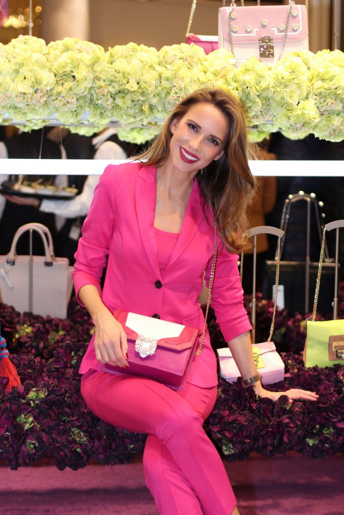 Marc Cain, Breuninger DUESSELDORF, GERMANY - MARCH 08: Blogger and Model Alexandra Lapp during Marc Cain presentation 'Marc Cain loves Breuninger' event on March 8, 2018 in Duesseldorf, Germany.