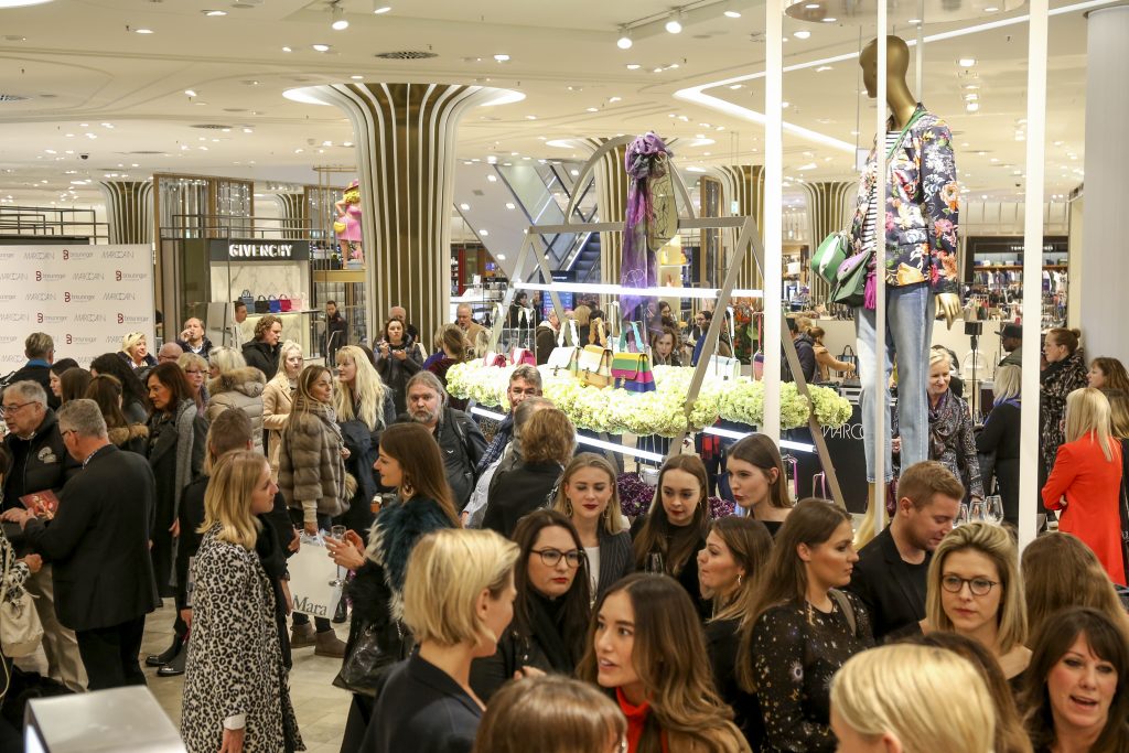 Marc Cain, Breuninger DUESSELDORF, GERMANY - MARCH 08: A general view of the 'Marc Cain loves Breuninger' event on March 8, 2018 in Duesseldorf, Germany. (Photo by Isa Foltin/Getty Images for Marc Cain)