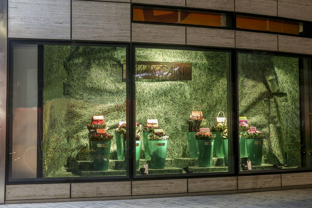 Marc Cain, Breuninger DUESSELDORF, GERMANY - MARCH 08: The Marc Cain Showcase during the 'Marc Cain loves Breuninger' event on March 8, 2018 in Duesseldorf, Germany. (Photo by Isa Foltin/Getty Images for Marc Cain)