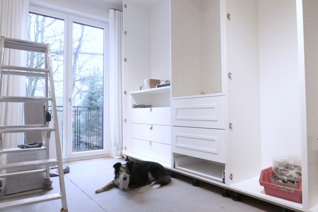 Model and Blogger Alexandra Lapp building her dream closet with More Interior.