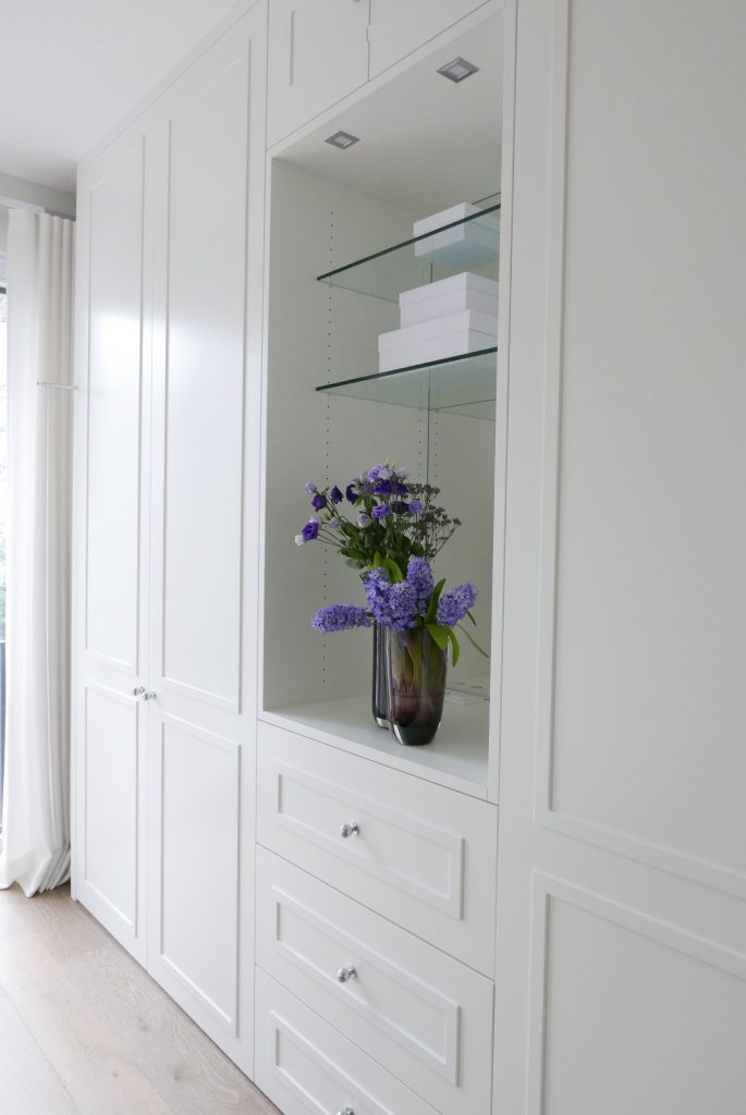 Model and Blogger Alexandra Lapp building her dream closet with More Interior.