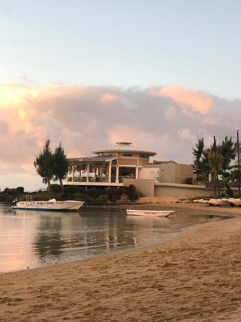 Alexandra Lapp during her Mauritius holidays at Lux Grand Gaube, May 2018.