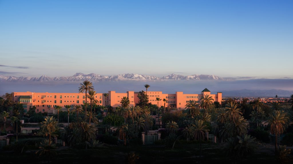 Alexandra Lapp at La Mamounia on November 27, 2018 in Marrakech, Morocco.