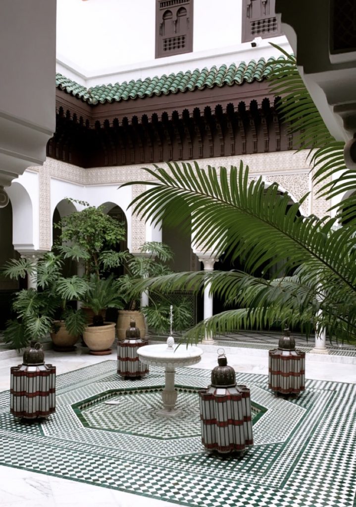 Alexandra Lapp at La Mamounia on November 27, 2018 in Marrakech, Morocco.