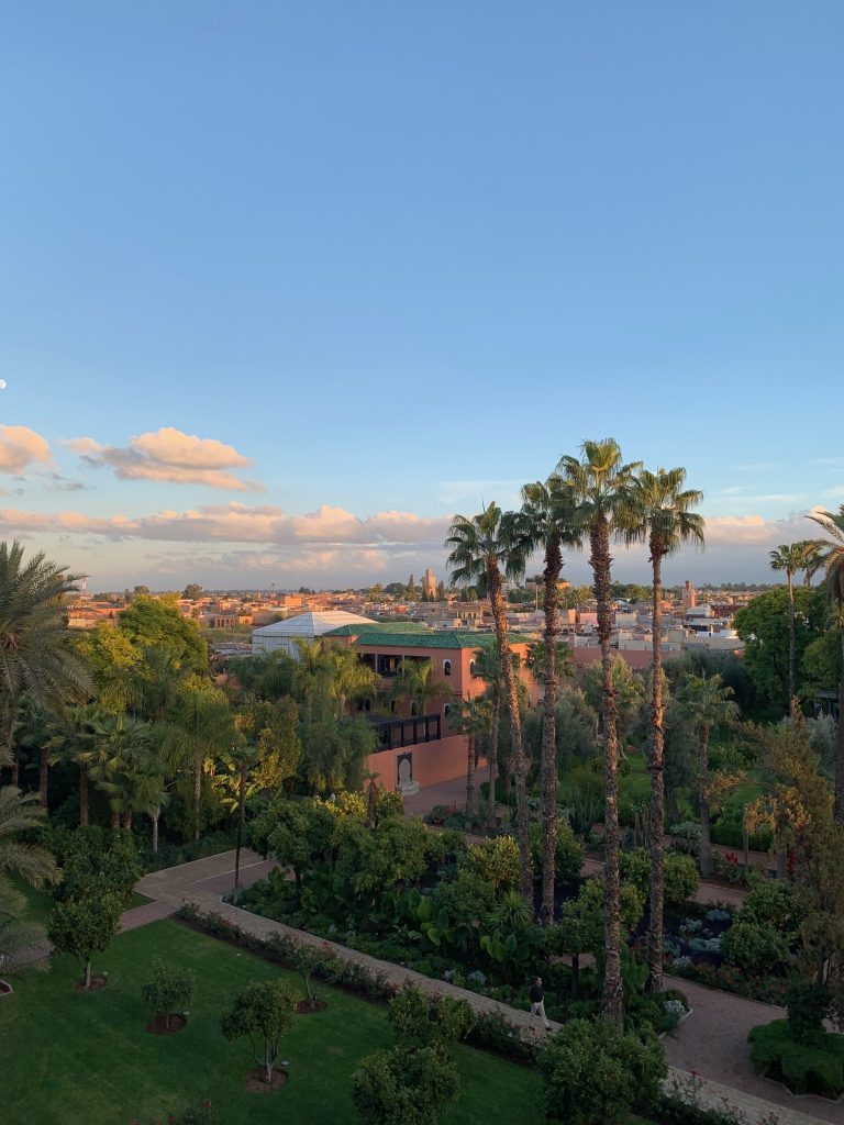 Alexandra Lapp at La Mamounia on November 27, 2018 in Marrakech, Morocco.