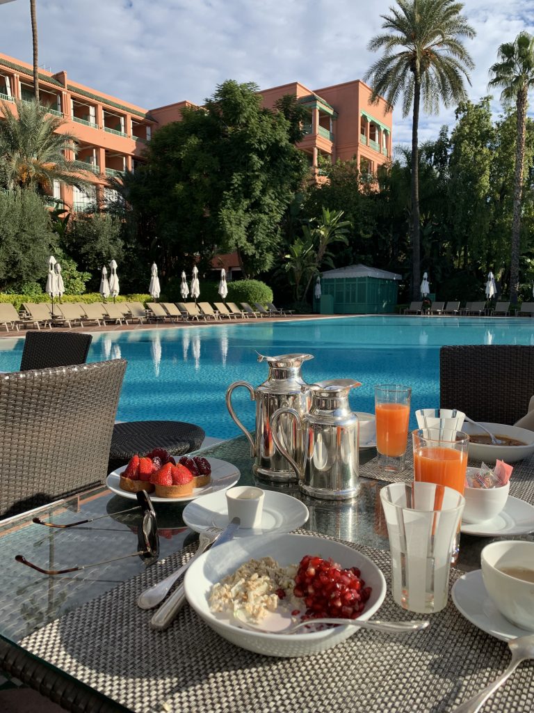 Alexandra Lapp at La Mamounia on November 27, 2018 in Marrakech, Morocco.