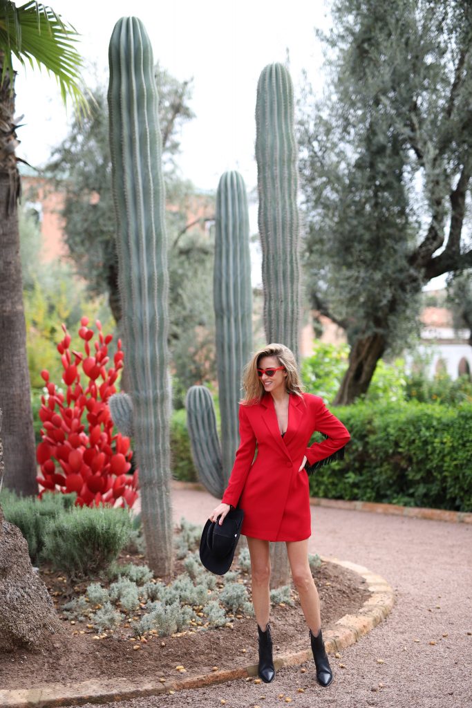 Alexandra Lapp at La Mamounia on November 27, 2018 in Marrakech, Morocco.