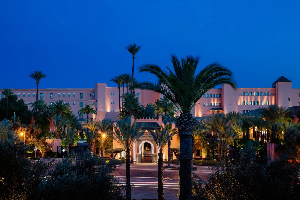 Alexandra Lapp at La Mamounia on November 27, 2018 in Marrakech, Morocco.