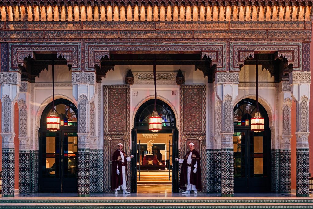 Alexandra Lapp at La Mamounia on November 27, 2018 in Marrakech, Morocco.