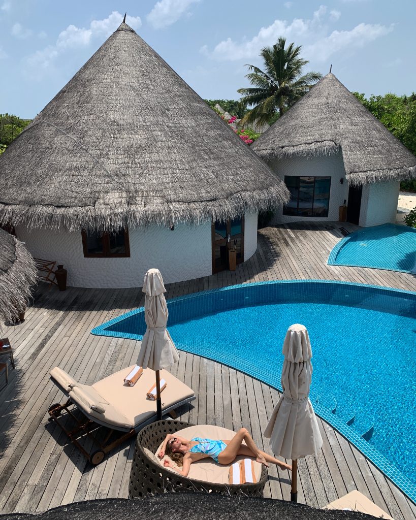Alexandra Lapp enjoying a perfect time out in paradise, organized by One Luxury at the Hideaway Maldives Beach Resort & Spa