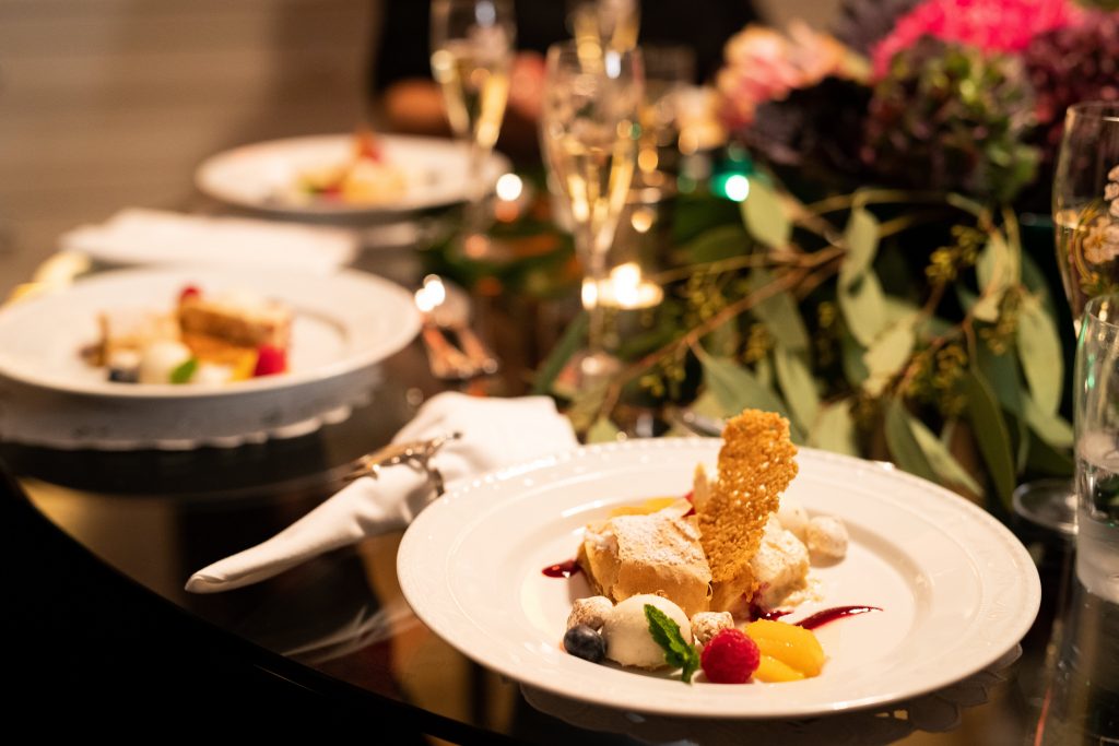 Dinner with friends, Aki Kaviar, Kaviar, Perrier-Jouët, Champagne, Blanc de Blancs, Belle Époque Alexandra Lapp having a private dinner with friends, Perrier-Jouët and Aki Kaviar at her home.