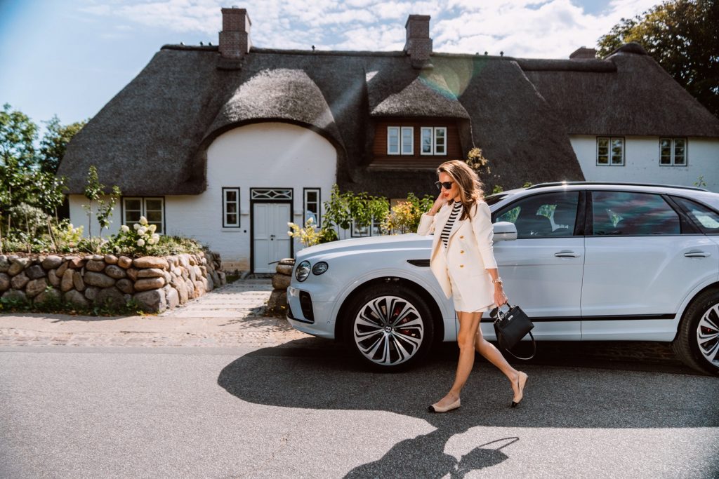 Alexandra Lapp takes part in the NEW BENTAYGA Sylt Experience, driving the #newbentayga best of its class SUV by BENTLY MOTORS.