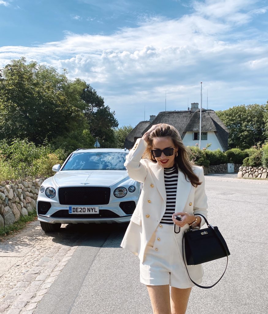 Alexandra Lapp takes part in the NEW BENTAYGA Sylt Experience, driving the #newbentayga best of its class SUV by BENTLY MOTORS.