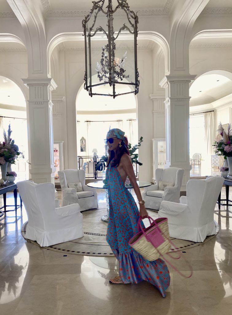 Alexandra Lapp enjoys her summer vacation at the Grand-Hotel du Cap-Ferrat at the Côtes d’Azur.