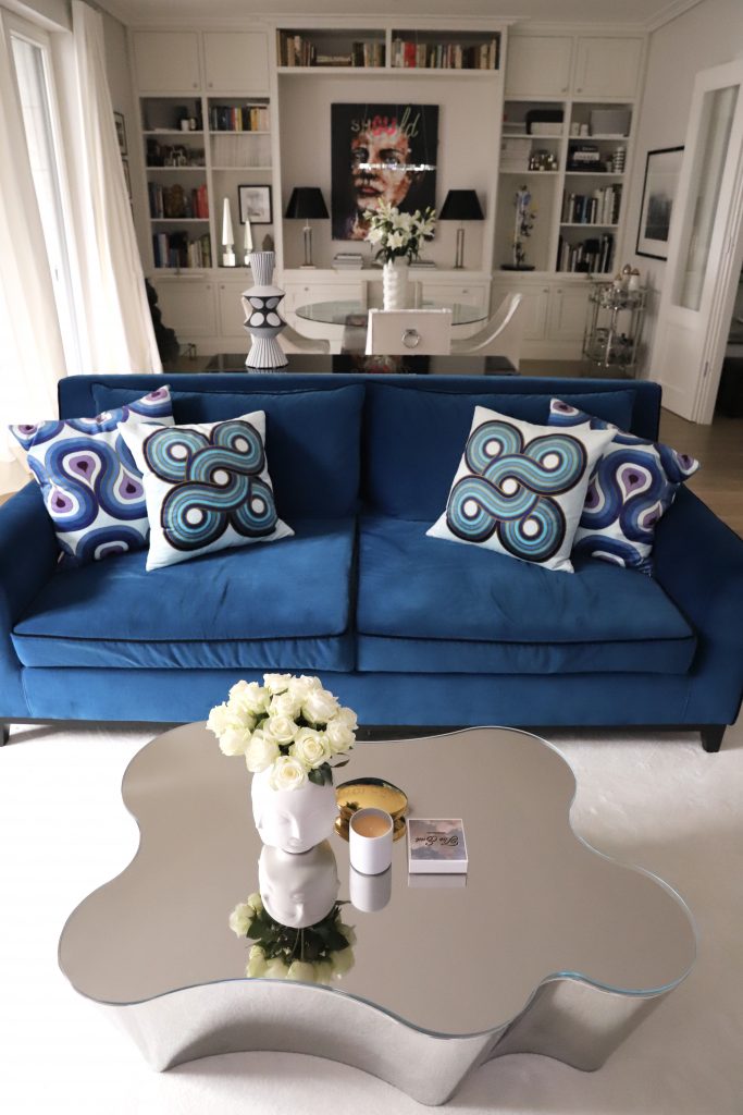 Alexandra Lapp redesigns her living room together with MAXIMILIAN ARNDT INTERIOR LIVING