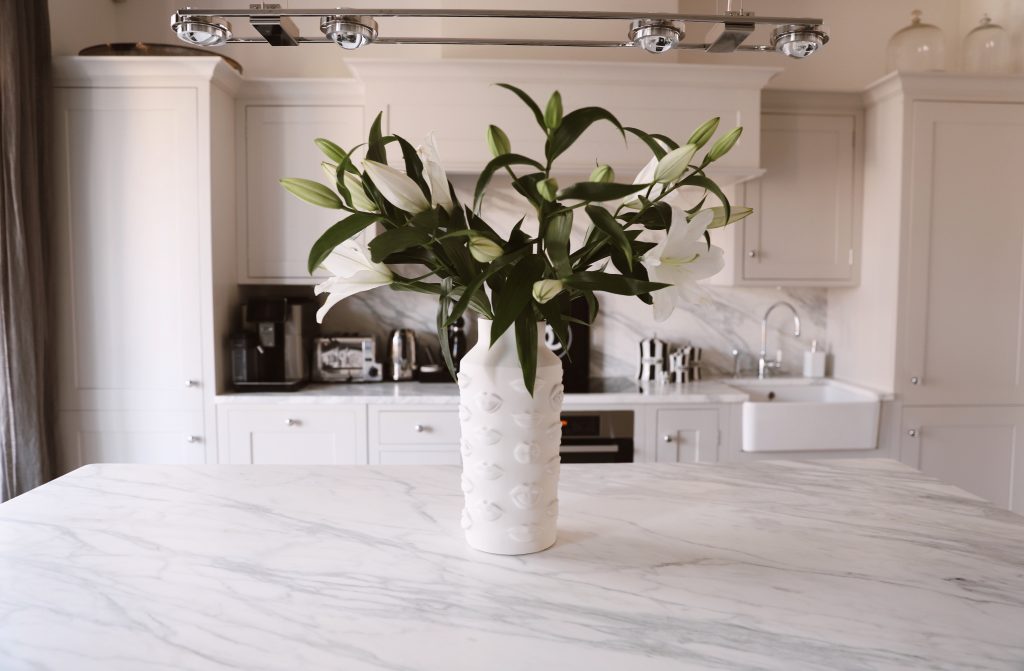 Alexandra Lapp, Naturstein Meyer, Kitchen, Inerior, Countertop, Marble, Carrara, Calacatta, Cooking, Design Alexandra Lapp is upgrading her kitchen surfaces with Naturstein Meyer