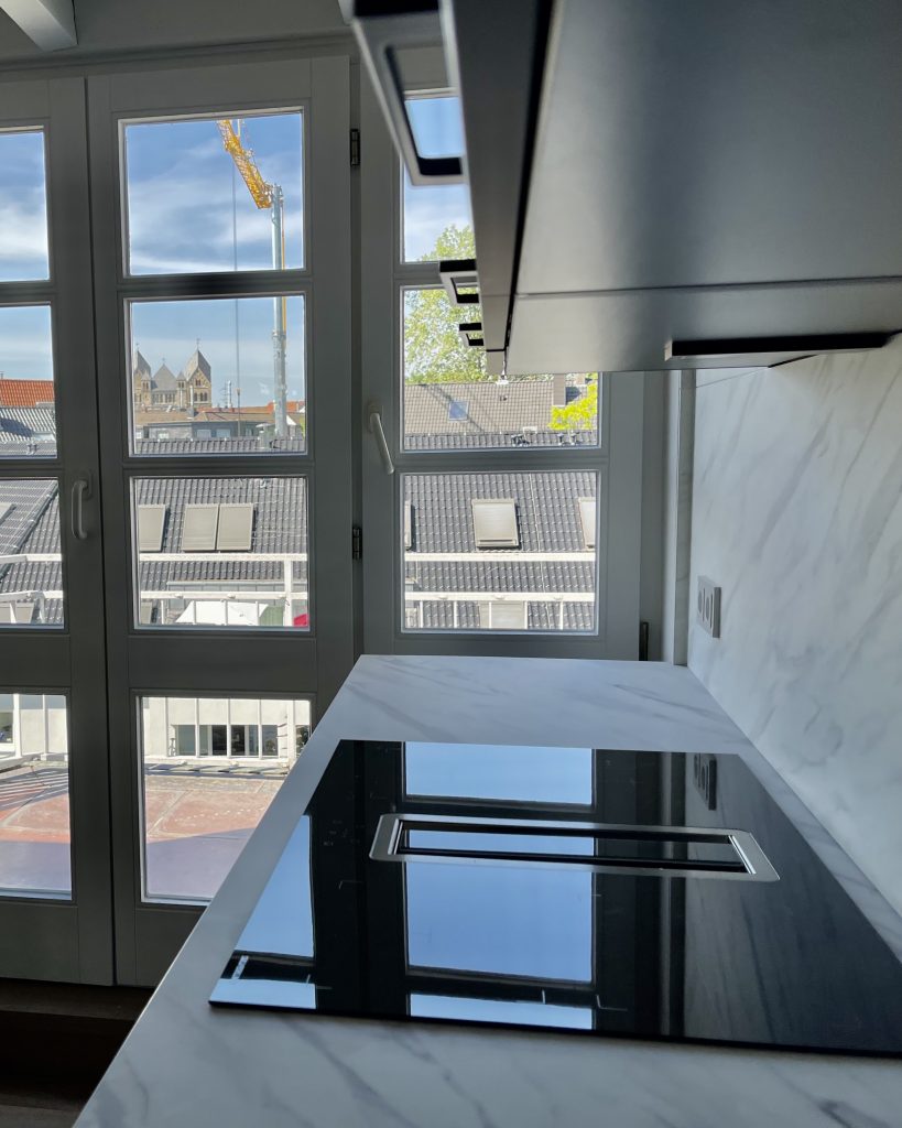 Alexandra Lapp is refurbishing the kitchen of her new apartment in cooperation with Thelen Drifte.