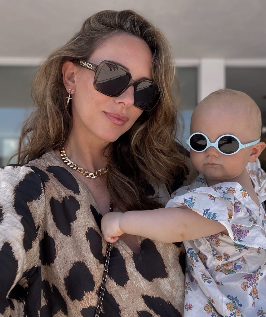 Alexandra Lapp is seen wearing her suit case must haves on the beautiful island of Mallorca.