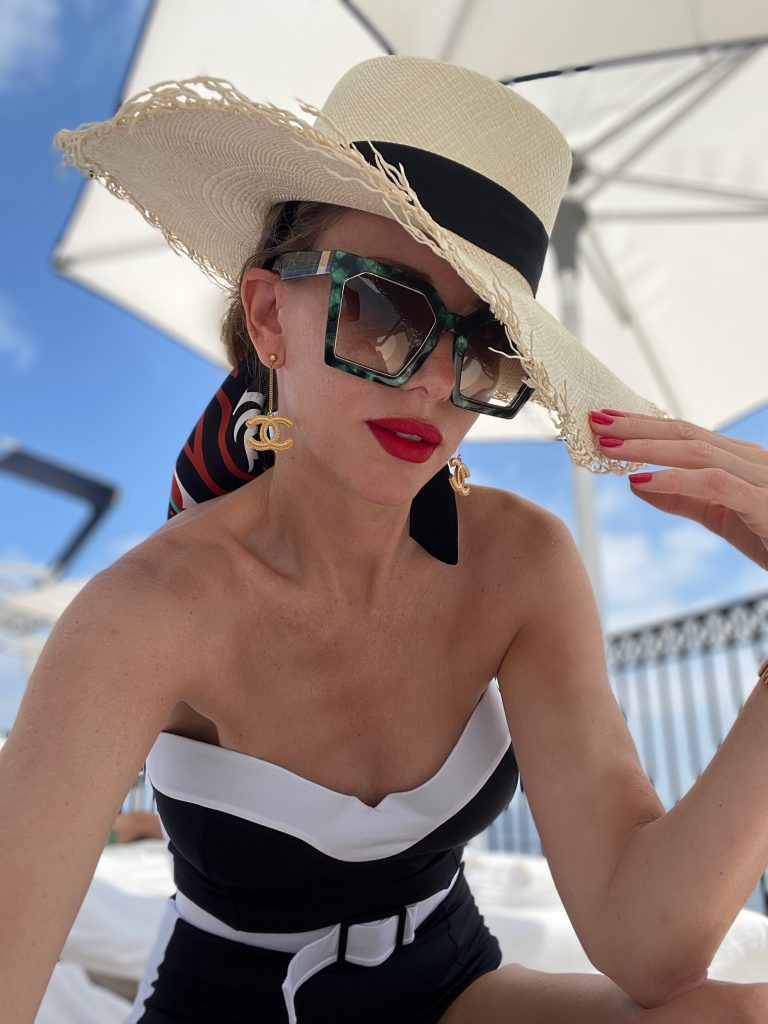 Alexandra Lapp spends her summer vacation at the iconic Grand Hotel du Cap-Ferrat at the French Riviera.