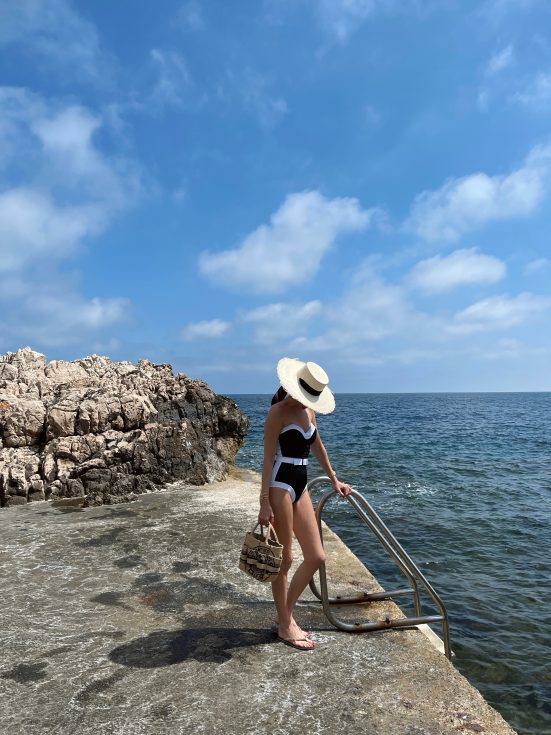 Alexandra Lapp spends her summer vacation at the iconic Grand Hotel du Cap-Ferrat at the French Riviera.