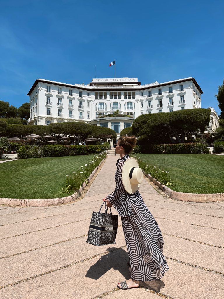 Alexandra Lapp spends her summer vacation at the iconic Grand Hotel du Cap-Ferrat at the French Riviera.