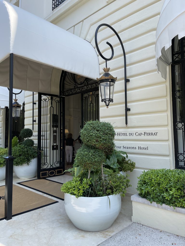 Alexandra Lapp spends her summer vacation at the iconic Grand Hotel du Cap-Ferrat at the French Riviera.
