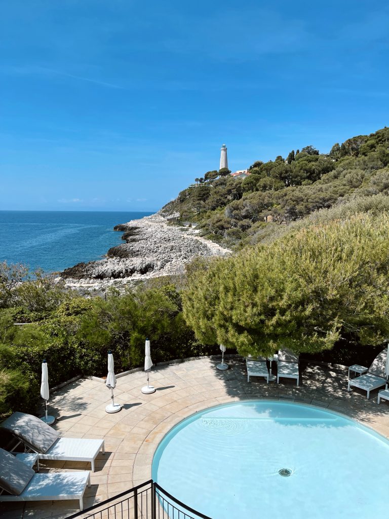 Alexandra Lapp spends her summer vacation at the iconic Grand Hotel du Cap-Ferrat at the French Riviera.