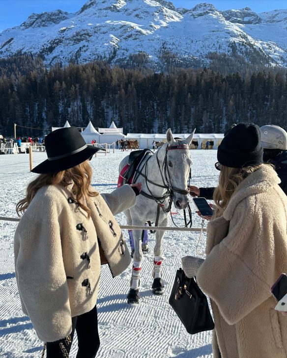 Alexandra Lapp spends a weekend get-away in beautiful St. Moritz, Switzerland.
