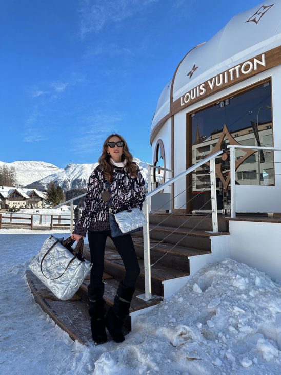 Alexandra Lapp spends a weekend get-away in beautiful St. Moritz, Switzerland.