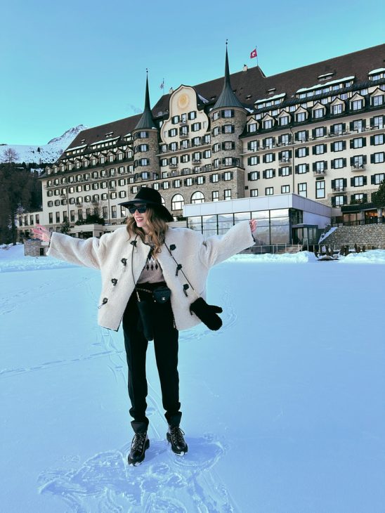 Alexandra Lapp spends a weekend get-away in beautiful St. Moritz, Switzerland.