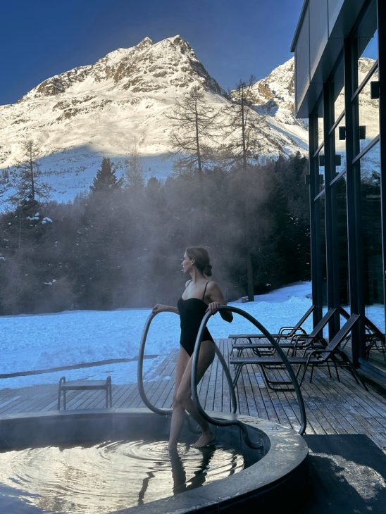 Alexandra Lapp spends a weekend get-away in beautiful St. Moritz, Switzerland.