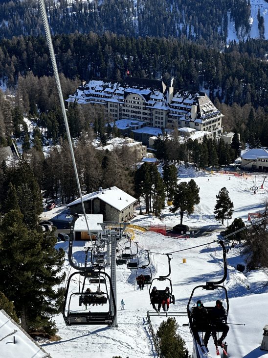 Alexandra Lapp spends a weekend get-away in beautiful St. Moritz, Switzerland.