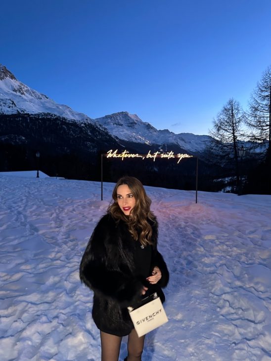 Alexandra Lapp spends a weekend get-away in beautiful St. Moritz, Switzerland.