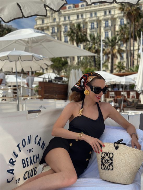 Alexandra Lapp, The Carlton Cannes, French Riviera, Umut Özkanca, Seidensticker, Rüya, Saint Laurent, Loewe, Laurent Bunel, Christian Dior, Cote d’Azur, Carlton Beach Club, Celine, Chanel Alexandra Lapp enjoys an amazing time at the reborn icon of the riviera The Carlton Cannes which re-opened its doors after the most extensive renovation since its opening.