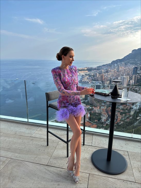 Alexandra Lapp stays at The Maybourne Riviera Hotel, overlooking beautiful Monaco.