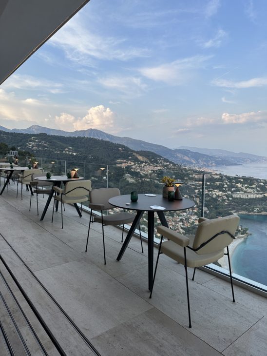 Alexandra Lapp stays at The Maybourne Riviera Hotel, overlooking beautiful Monaco.