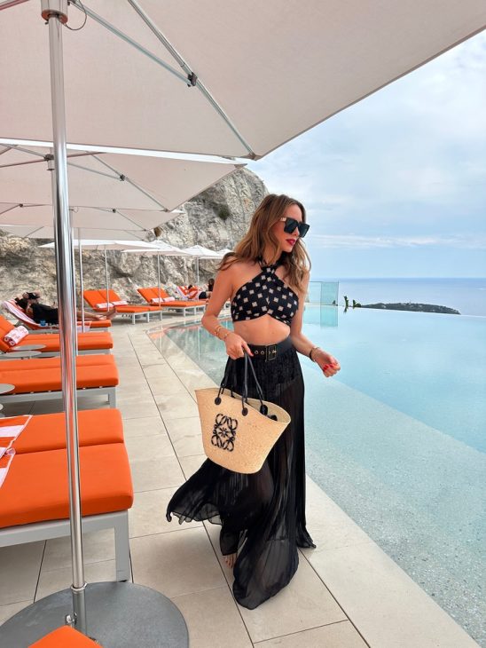Alexandra Lapp stays at The Maybourne Riviera Hotel, overlooking beautiful Monaco.