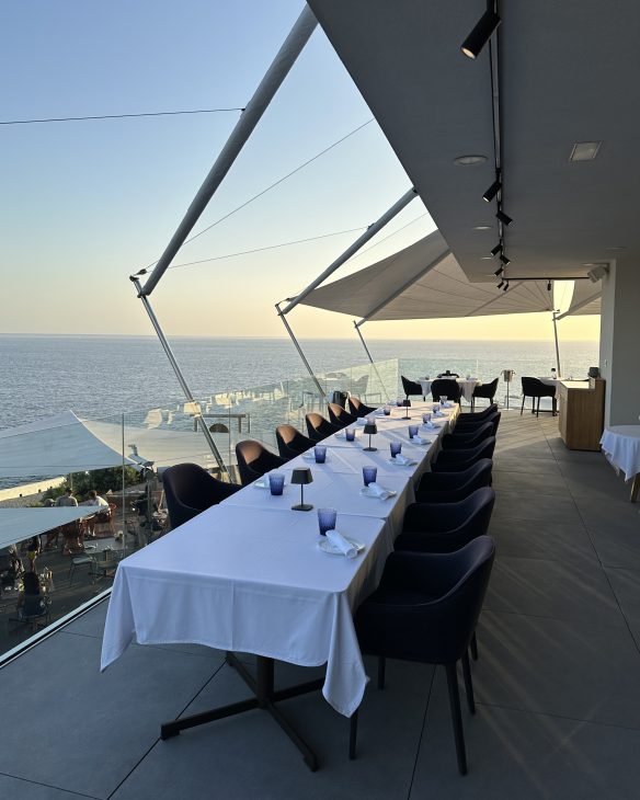 Alexandra Lapp enjoys an amazing time at 7PINES RESORT IBIZA together with her family at this unique and breathtaking location.