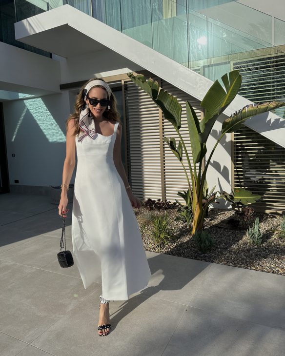 Alexandra Lapp enjoys an amazing time at 7PINES RESORT IBIZA together with her family at this unique and breathtaking location.