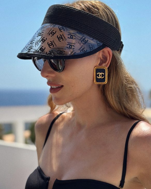 Alexandra Lapp is wearing statement jewelry that truly stands out.