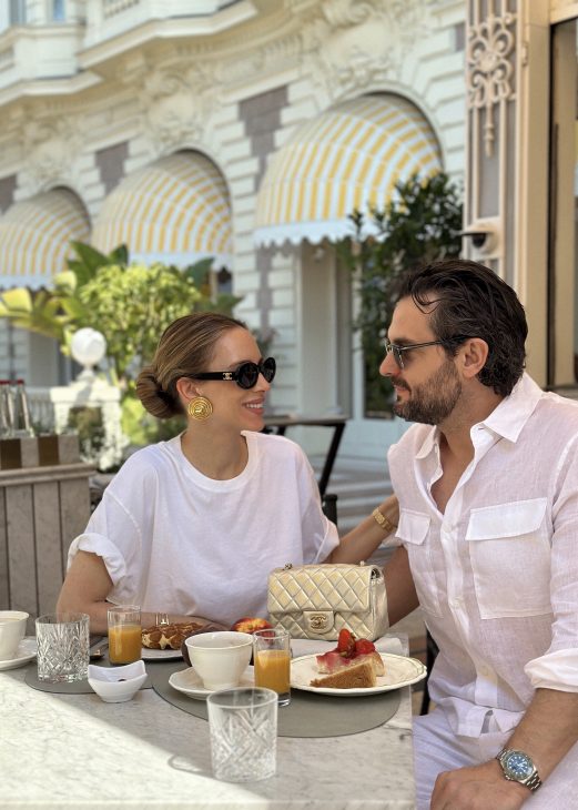 Alexandra Lapp enjoys here vacation at the iconic Carlton Cannes, a place at the French Riviera, where history and luxury intertwine seamlessly.