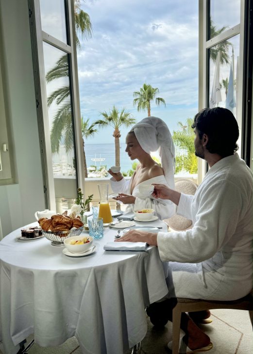 Alexandra Lapp enjoys here vacation at the iconic Carlton Cannes, a place at the French Riviera, where history and luxury intertwine seamlessly.