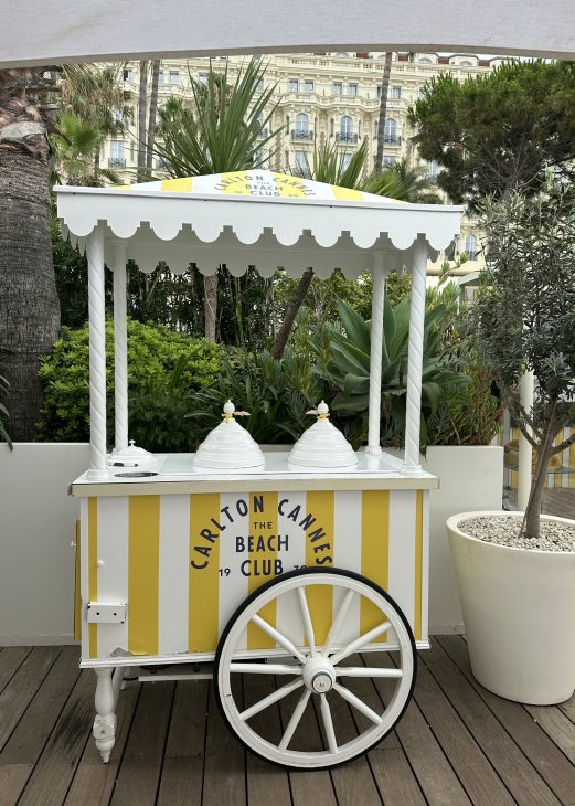 Alexandra Lapp enjoys here vacation at the iconic Carlton Cannes, a place at the French Riviera, where history and luxury intertwine seamlessly.