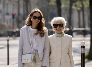 Alexandra Lapp is seen wearing her favorite summer looks in Paris.