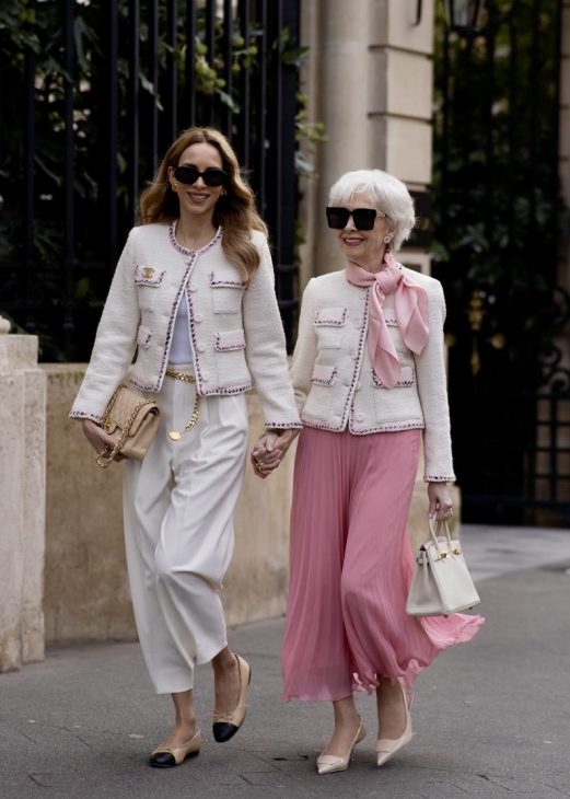 Alexandra Lapp, Summer Looks, Paris, France, Hermès, Celine, Saint Laurent, Mango, Zara, Windsor, Sly010, Rossi, Adidas, Iris von Arnim, Fashion, Fashion Show, Streetwear, Blazer, Tweed, Denim, Linen Alexandra Lapp is seen wearing her favorite summer looks in Paris.