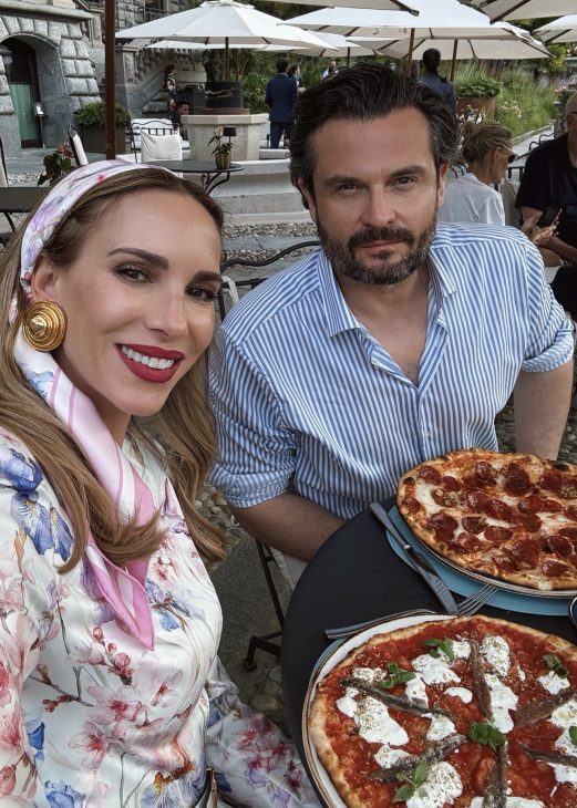  Alexandra Lapp enjoys her vacation at the beautiful Mandarin Oriental Lago di Como hotel at one of Italy’s most iconic lakes. 