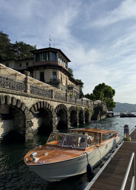  Alexandra Lapp enjoys her vacation at the beautiful Mandarin Oriental Lago di Como hotel at one of Italy’s most iconic lakes. 